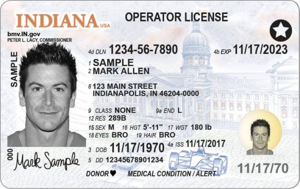 Indiana Driver's License - Fake Documents Online